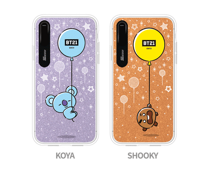 [BT21] HANGING OUT GRAPHIC LIGHT UP CASE (HYBRID) FOR IPHONE