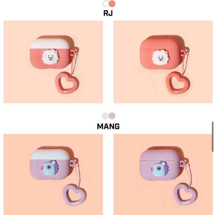 BT21 Official Airpods Pro Case Heart Ring Duo