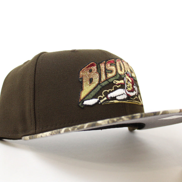 Buffalo Bisons New Era 59Fifty Fitted Hat (Walnut RealTree Gray Under Brim)