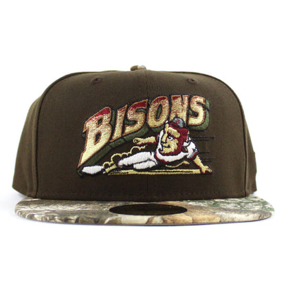 Buffalo Bisons New Era 59Fifty Fitted Hat (Walnut RealTree Gray Under Brim)