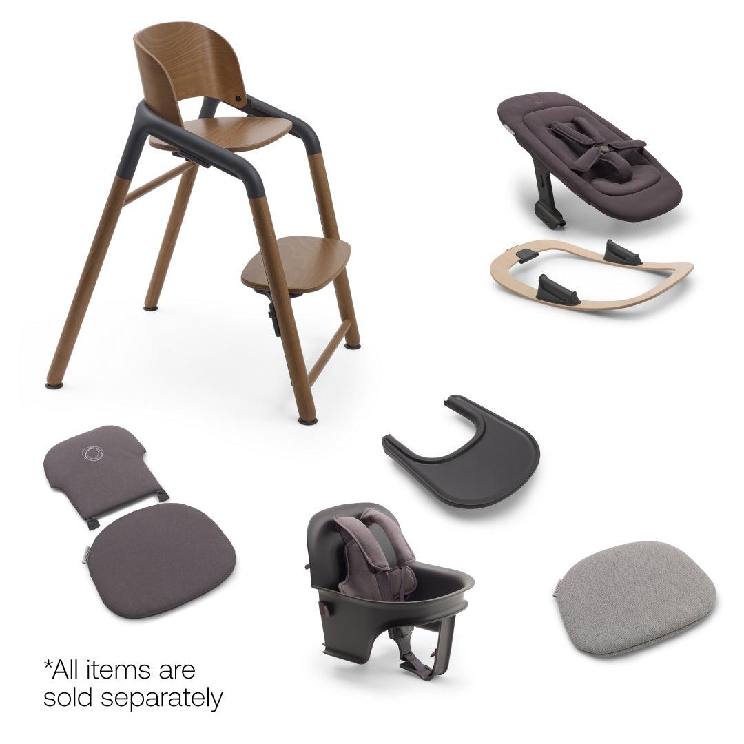 Bugaboo Giraffe Highchair - Wood/Grey