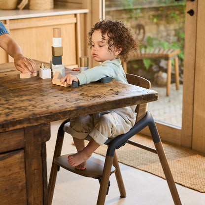 Bugaboo Giraffe Highchair - Wood/Grey