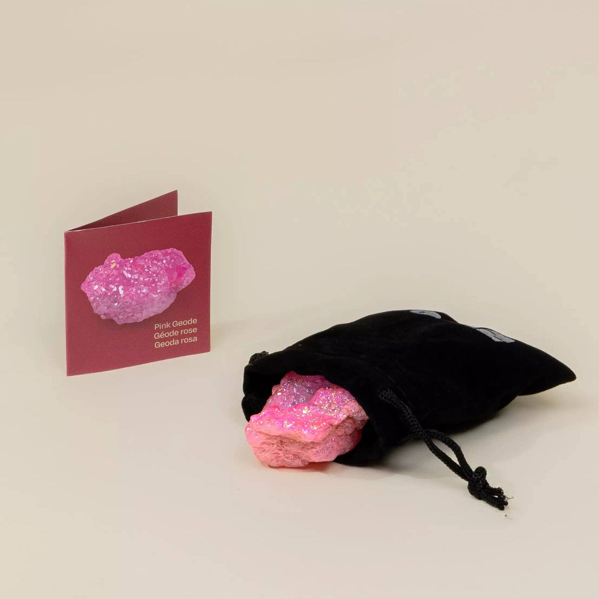 Collectible Mineral - Pink Geode