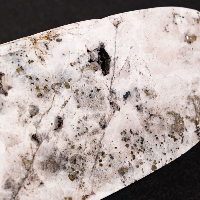 Calcite, Mangano w/ Pyrite - Freeform
