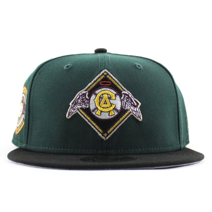 California Angels 1967 All Star Game New Era 59Fifty Fitted Hat (Green Black Gray UNDER BRIM)