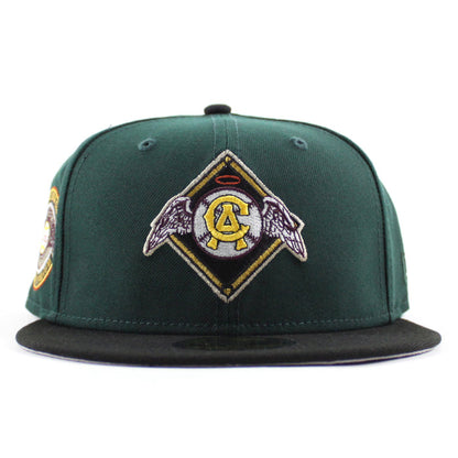 California Angels 1967 All Star Game New Era 59Fifty Fitted Hat (Green Black Gray UNDER BRIM)