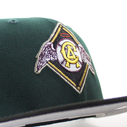 California Angels 1967 All Star Game New Era 59Fifty Fitted Hat (Green Black Gray UNDER BRIM)