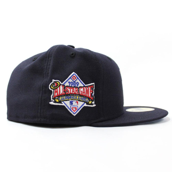 California Angels 1989 All-Star Game New Era 59Fifty Fitted Hat (Navy Sky Blue Under Brim)