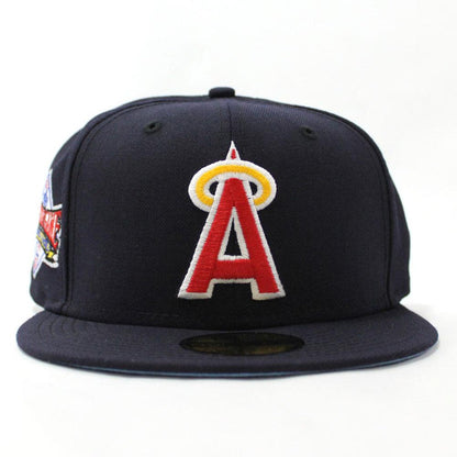 California Angels 1989 All-Star Game New Era 59Fifty Fitted Hat (Navy Sky Blue Under Brim)