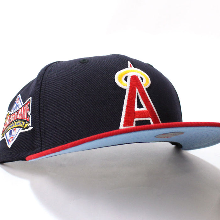 California Angels 1989 All-Star Game New Era 59Fifty Fitted Hat (Sky Blue Under Brim)