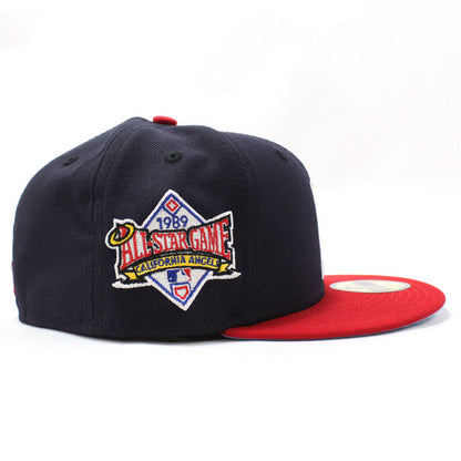 California Angels 1989 All-Star Game New Era 59Fifty Fitted Hat (Sky Blue Under Brim)