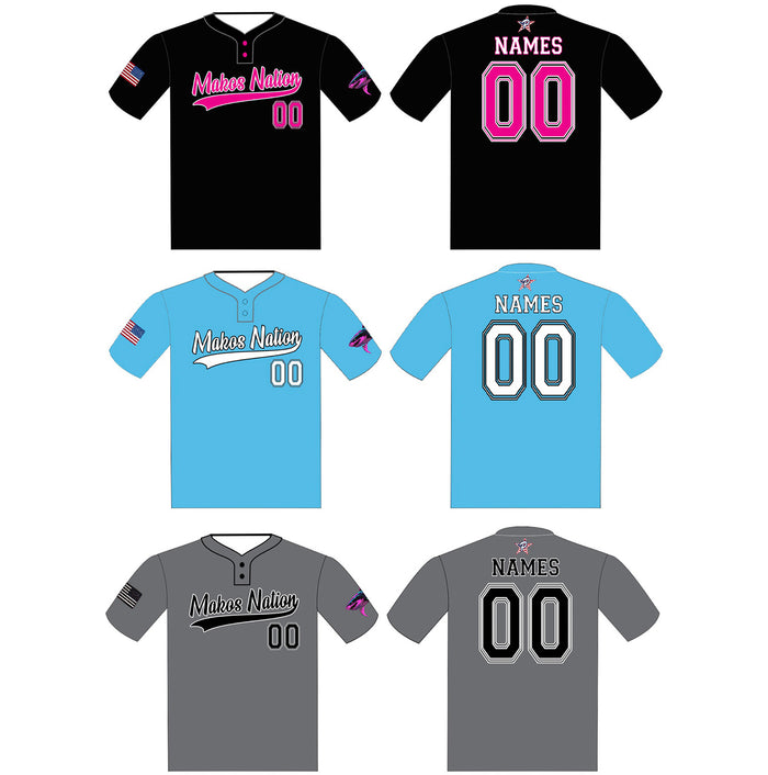 CFL Pride Makos 3 Jersey Package