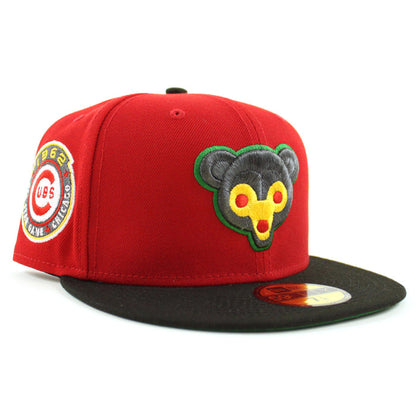 Chicago Cubs 1962 All Star Game New Era 59Fifty Fitted Hat (Red Black Green Under Brim)