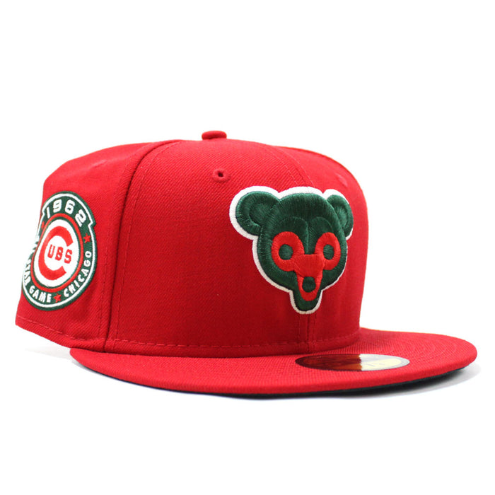 Chicago Cubs 1962 World Series New Era 59Fifty Fitted Hat (Red Green Under Brim)