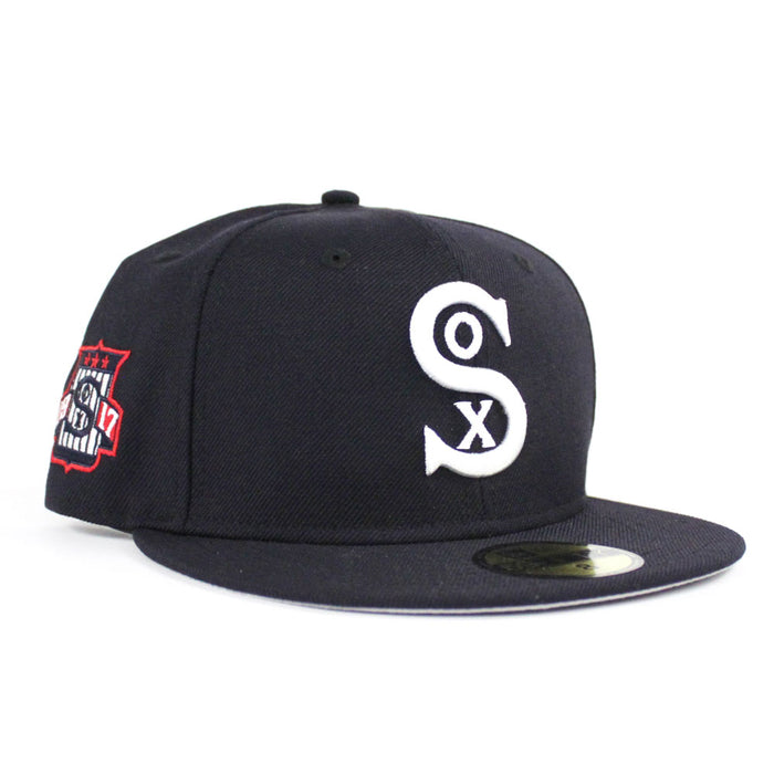 Chicago White Sox 1917 New Era 59Fifty Fitted Hat (Ver2 Navy Gray Under Brim)