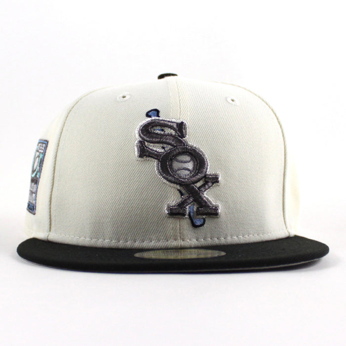 Chicago White Sox 1933 All Star game New Era Fitted 59Fifty Hat (Chrome White Black Gray Under Brim)