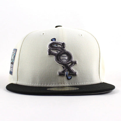 Chicago White Sox 1933 All Star game New Era Fitted 59Fifty Hat (Chrome White Black Gray Under Brim)