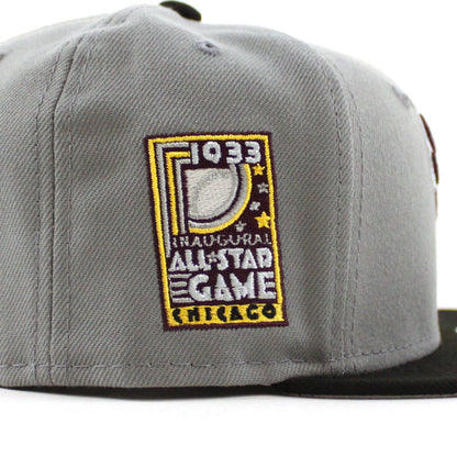 Chicago White Sox 1933 All Star Game New Era Fitted 59Fifty Hat (Misty Black Gray Under Brim)