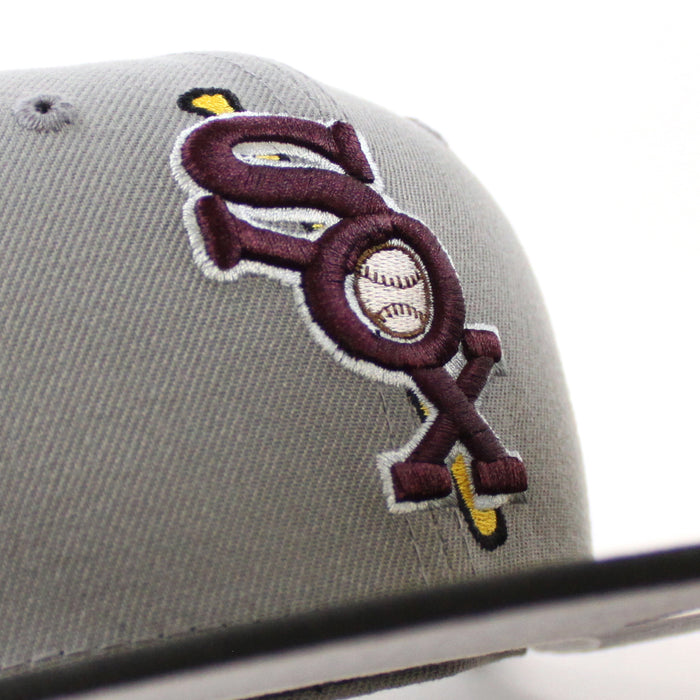 Chicago White Sox 1933 All Star Game New Era Fitted 59Fifty Hat (Misty Black Gray Under Brim)