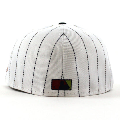 Chicago White Sox 1933 All Star Game New Era Fitted 59Fifty Hat (Pinstripe Navy Pinot Red Under Brim)