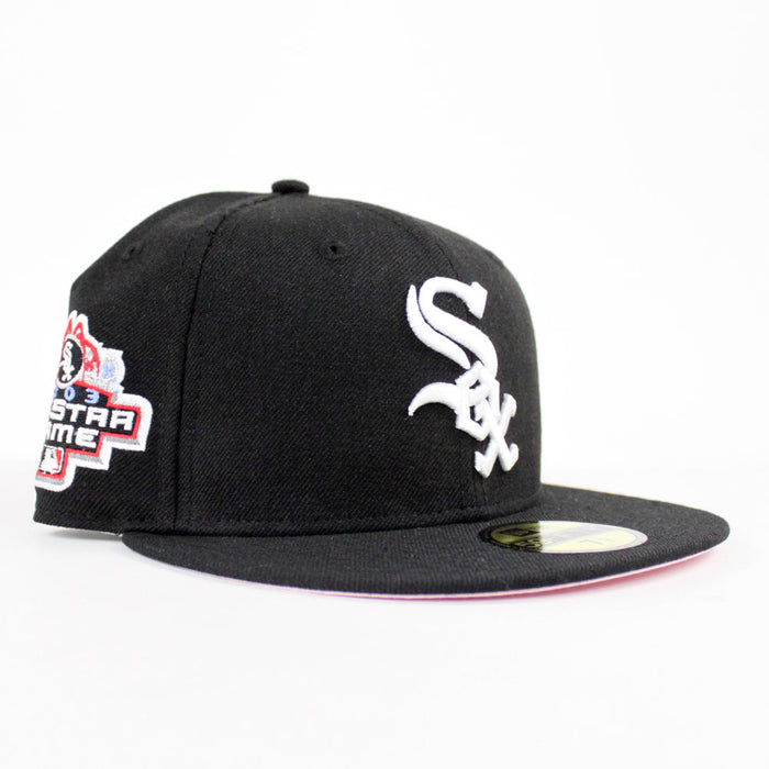 Chicago White Sox 2003 All Star Game New Era 59Fifty Fitted Hat (Black Pink Under Brim)
