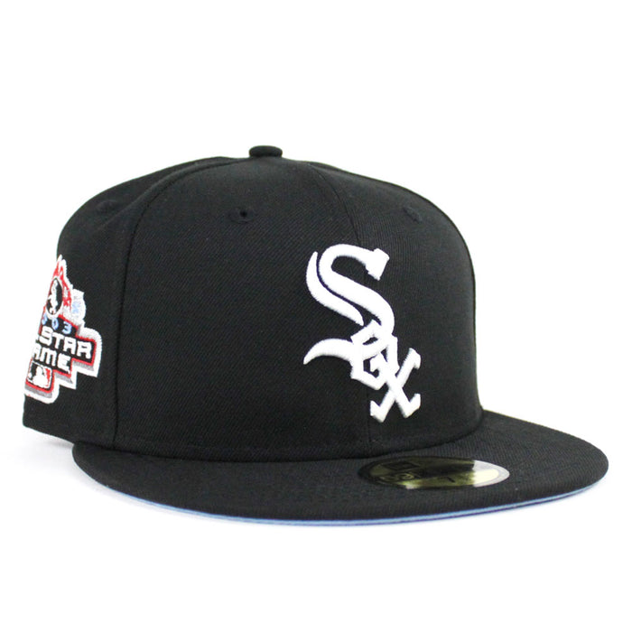 Chicago White Sox 2003 All Star Game New Era 59Fifty Fitted Hat (Black Sky Blue Under Brim)