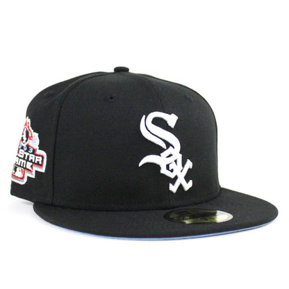 Chicago White Sox 2003 All Star Game New Era 59Fifty Fitted Hat (Black Sky Blue Under Brim)