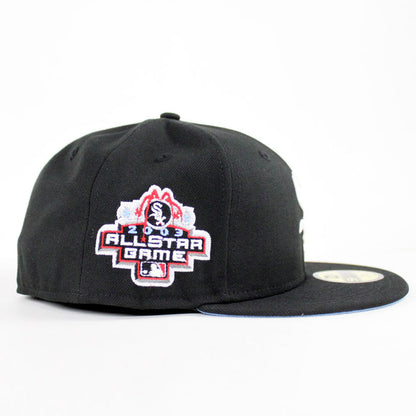 Chicago White Sox 2003 All Star Game New Era 59Fifty Fitted Hat (Black Sky Blue Under Brim)