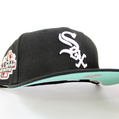 Chicago White Sox 2003 All-Star Game New Era Fitted 59Fifty Hat (Black Mint Under Brim)