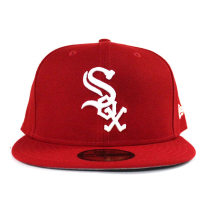 Chicago White Sox New Era 59Fifty Fitted Hat (RED GRAY UNDER BRIM)