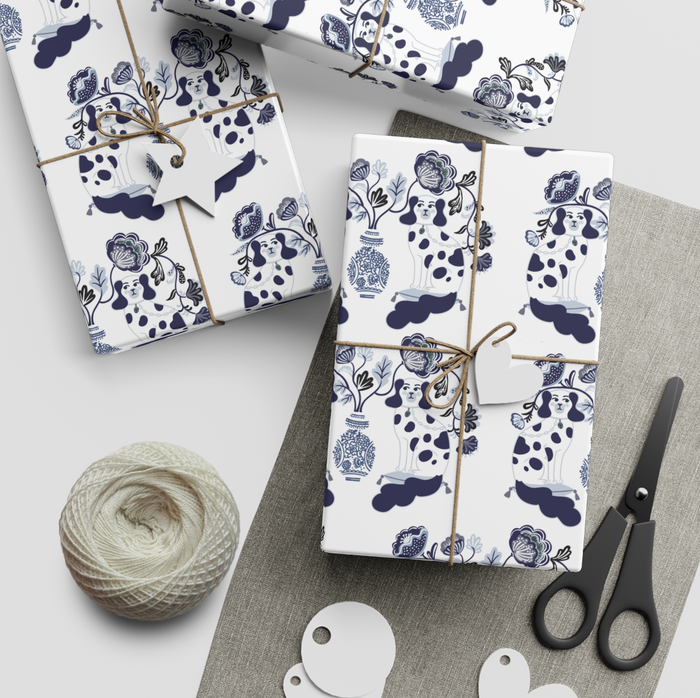 Chinoiserie Gift Wrap Roll