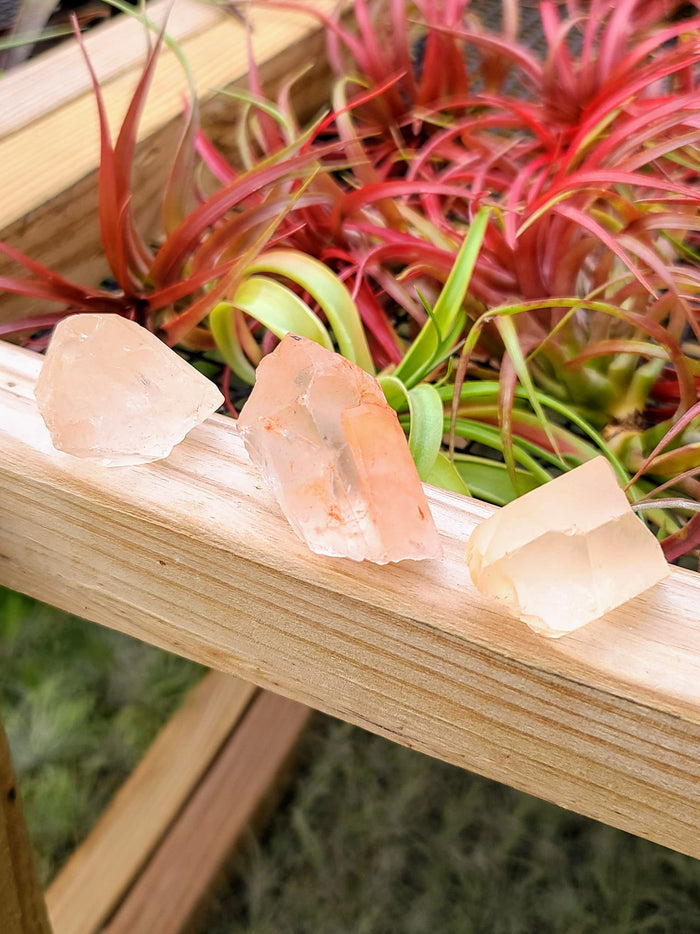 Clear Quartz with Iron Raw Stone