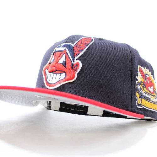 Cleveland Indians 1954 All-Star Game American League New Era 59Fifty Fitted Hat (Navy Red Gray Under Brim)