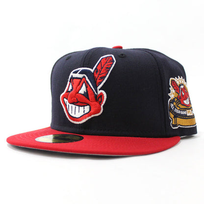 Cleveland Indians 1954 All-Star Game American League New Era 59Fifty Fitted Hat (Navy Red Gray Under Brim)