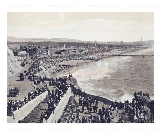Cliff House and Windmills, San Francisco - VINTAGEARTREPRINTS.COM