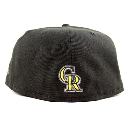Colorado Rockies 20th Anniversary New Era 59Fifty Fitted Hat (Black Gray Under Brim)