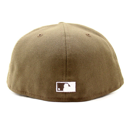 Colorado Rockies 25th Anniversary New Era 59Fifty Fitted Hat (GITD Walnut Pink Under Brim)