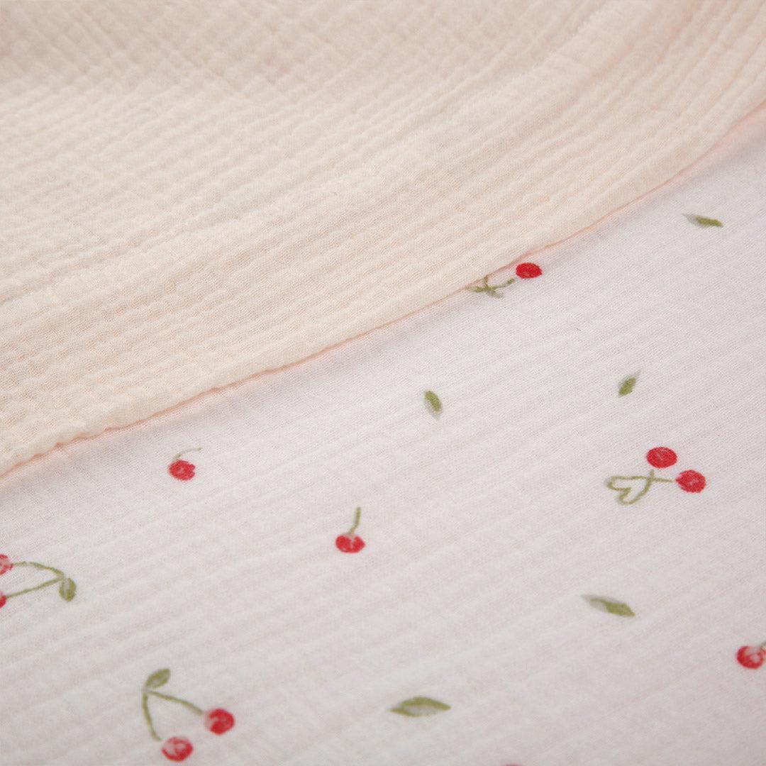 CuddleCo Comforter Blanket - Ditsy Cherry