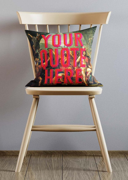 Custom Leonidas Red Cushion