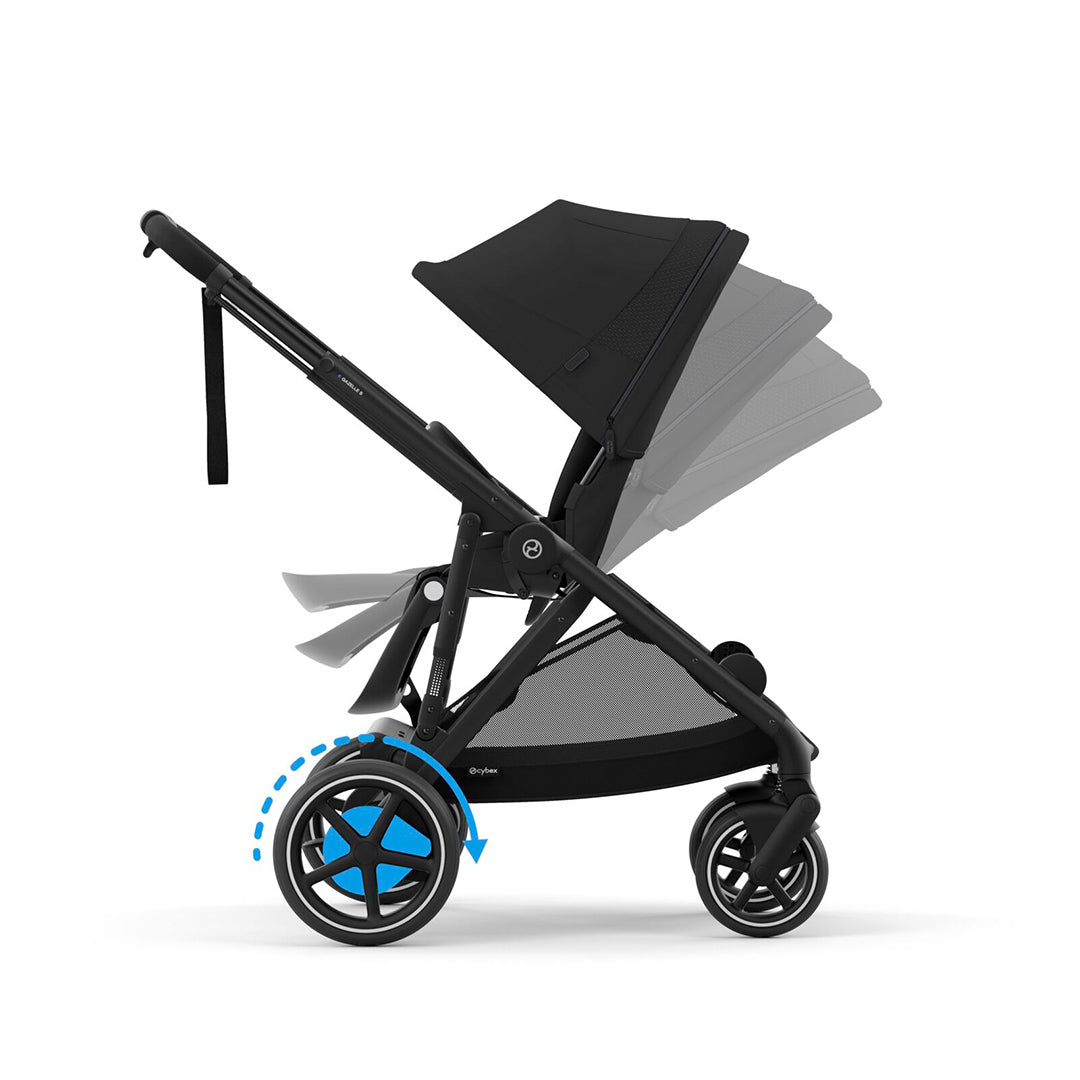 CYBEX e-Gazelle S Pushchair - Moon Black