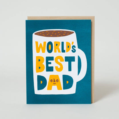 Best Dad Ever Mug Card by Suzy Ultman