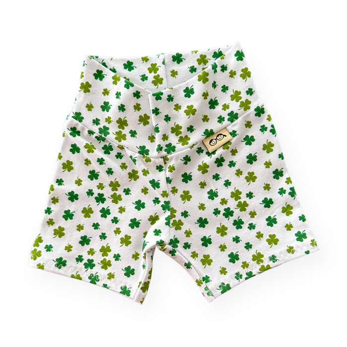 Dainty Shamrocks Biker Shorts