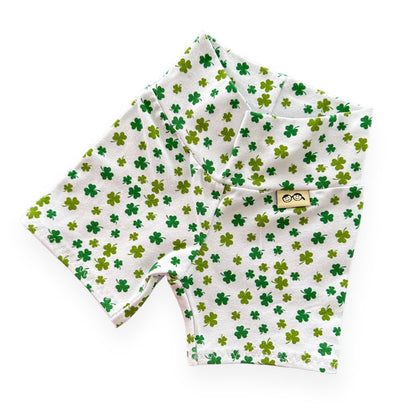 Dainty Shamrocks Biker Shorts