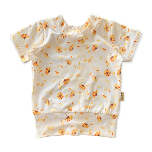 Daisy Blossom on Cream Summer Lounge Top