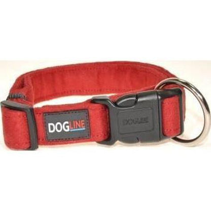 Dogline Comfort Microfiber Flat Collar