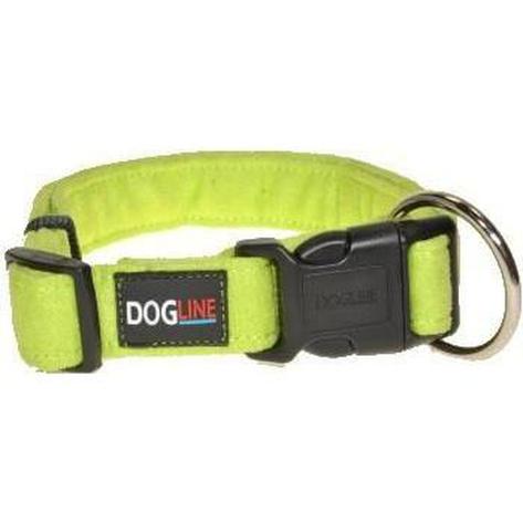 Dogline Comfort Microfiber Flat Collar