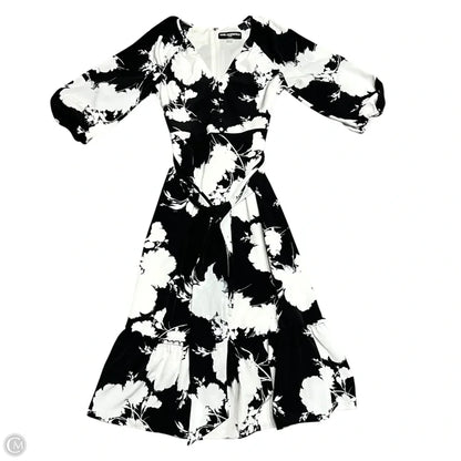 Dress Designer By Karl Lagerfeld In Black & White, Size: M