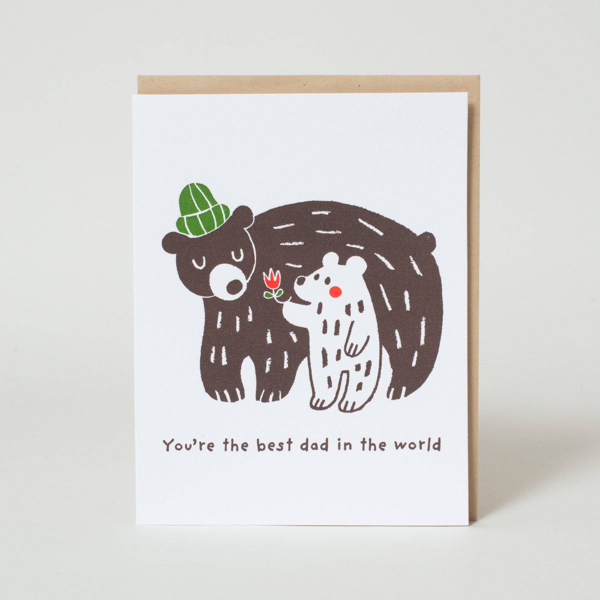 Best Dad Ever Bears Greeting Card by Fugu Fugu
