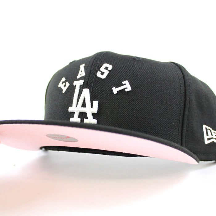East Los Angeles Dodgers New Era 59Fifty Fitted Hat (Black Pink Under Brim)