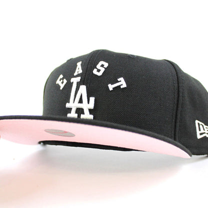 East Los Angeles Dodgers New Era 59Fifty Fitted Hat (Black Pink Under Brim)